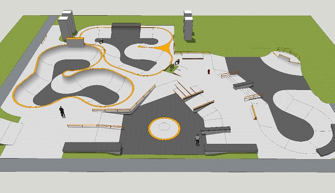 滑板場地施工圖紙 滑板場地施工圖紙